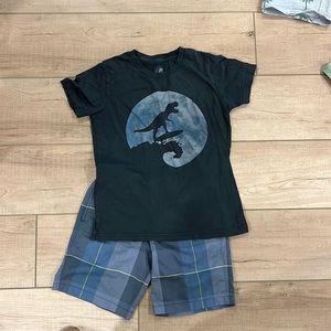 Under Armour shorts with boutique top